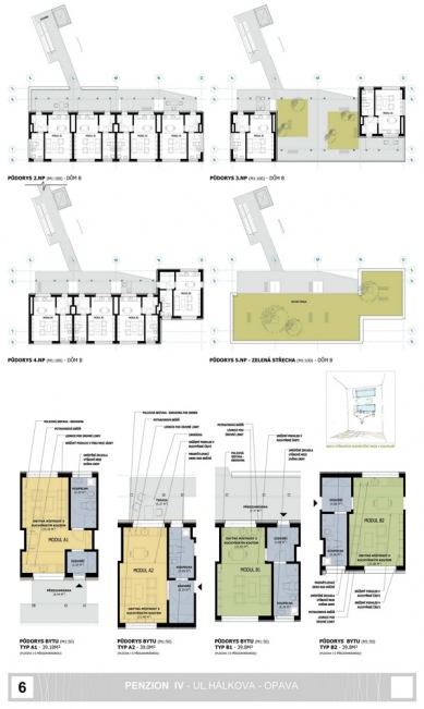 Pension for Seniors in Opava - selection of unappreciated projects - Competition Proposal No. 92 - foto: kolektiv RH-ARCH