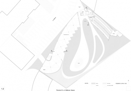 Pension for Seniors in Opava - selection of unappreciated projects - Competition Proposal No. 16 - foto: MASPARTI - Ing. arch. Pavel Martinka, MSc. Ondřej Spusta