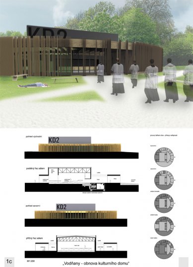 Revitalizace kulturního domu ve Vodňanech - výběr neoceněných projektů - foto: H3T Architekti - Vít Šimek