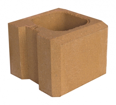 SIMPLE BLOCK shapes for jointless masonry - <p>Half-ending shape</p>