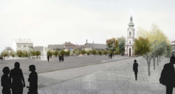 Revitalization of Smiřických Square in Kostelec nad Černými lesy - competition results - 2. price : Proposal No. 24