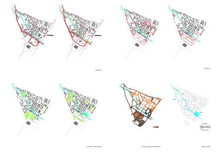 Revitalization of Podmokly in Děčín - competition results - 3rd prize