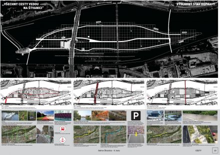 Proposal for the utilization and development of the Štvanice Island area in Prague - competition results - 3rd prize: Ondřej Chybík, Michal Krištof, Josef Chybík