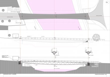 Komenského Bridge in Jaroměř – competition results - Reward (8,000 CZK): Michal Palaščák, agparchitekti, Link Projekt s. r. o.