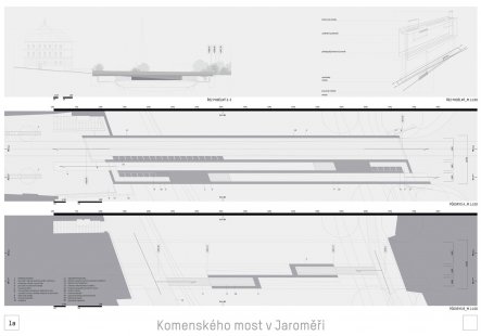 Komenského Bridge in Jaroměř – competition results - Reward (8 thousand CZK): Michal Širmer