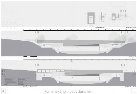 Komenského Bridge in Jaroměř – competition results - Reward (8 thousand CZK): Michal Širmer