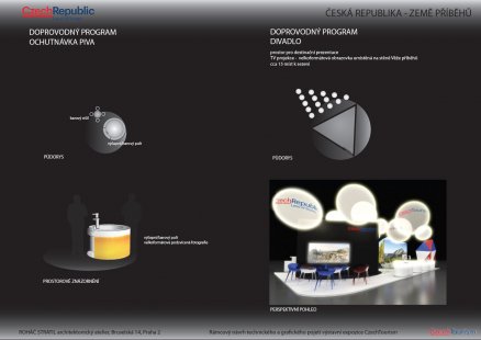 New exhibitions of the CzechTourism agency - competition results - foto: 1. cena: Roháč Stratil s.r.o.