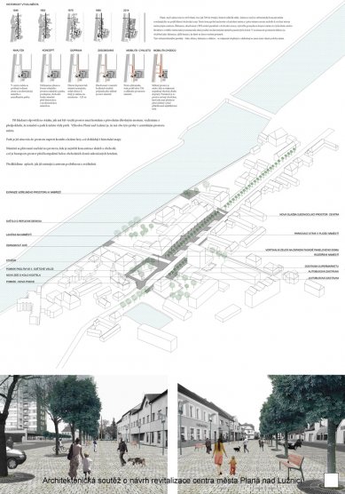 Revitalization of the city center of Planá nad Lužnicí - competition results - foto: Odměna: MOBA studio s.r.o.