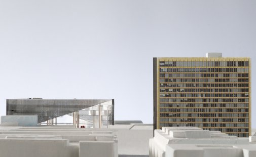 New headquarters of the publisher Springer in Berlin - competition projects - foto: Proposal from OMA. Image Courtesy of Axel Springer SE