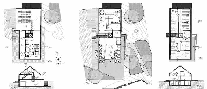 Community Center Hloubětínská 55 - competition results - 3rd price – proposal No. 54 - foto: Petr Synovec, Martin Josek, Jakub Sládeček, Eduard Sojka – Praha / Česká republika