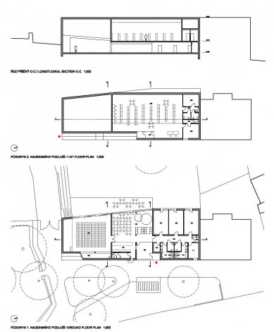 Community Center Hloubětínská 55 - competition results - Reward – Proposal No. 14 - foto: CUBOID ARCHITEKTI – Ing. arch. Aleš Papp, Ing. arch. Milan Vít, Ing. arch. Magdaléna Pappová, Ing. arch. Ondřej Zavřel, Ing. arch. Jiří Kolomazník – Praha / Česká republika