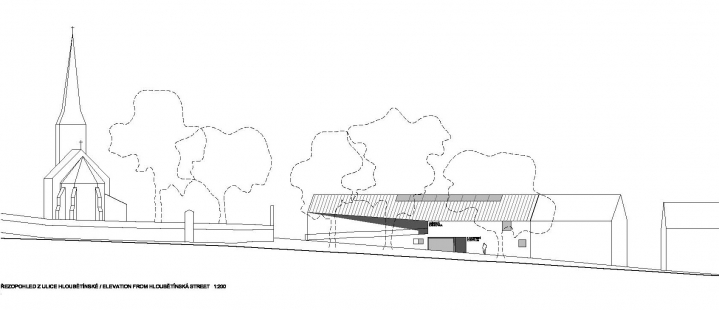 Community Center Hloubětínská 55 - competition results - Reward – Proposal No. 14 - foto: CUBOID ARCHITEKTI – Ing. arch. Aleš Papp, Ing. arch. Milan Vít, Ing. arch. Magdaléna Pappová, Ing. arch. Ondřej Zavřel, Ing. arch. Jiří Kolomazník – Praha / Česká republika