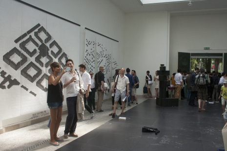 Opening of the exhibition 2x100 million m² at La Biennale di Venezia 2014