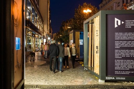 Containers revive public space in Prague at Designblok