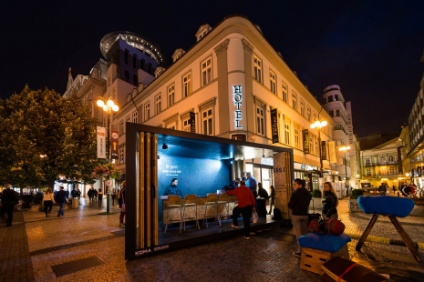 Containers revive public space in Prague at Designblok