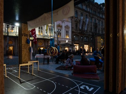 Containers revive public space in Prague at Designblok