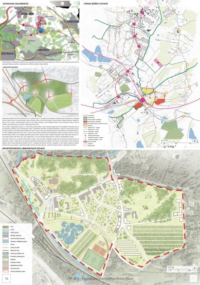 Revitalization of the Historical Center of Orlová - Competition Results - 3rd prize - proposal No. 4