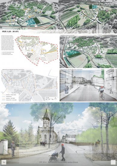 Revitalization of the Historical Center of Orlová - Competition Results - 3. price - proposal no. 4