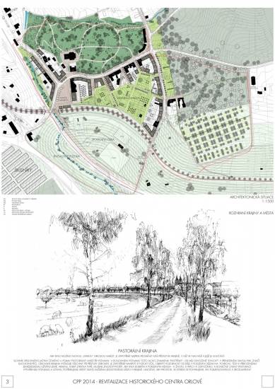 Revitalization of the Historical Center of Orlová - Competition Results - 1. price - proposal no. 7