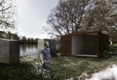 <VIII> Bohuslav Fuchs Award - awarded projects </VIII> - A cycle tourist’s shelter: Box in box - foto: Bc. Jana Chlupová