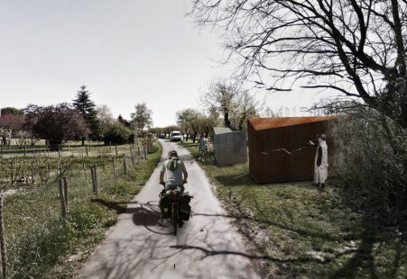 <VIII> Bohuslav Fuchs Award - awarded projects </VIII> - A cycle tourist’s shelter: Box in box - foto: Bc. Jana Chlupová