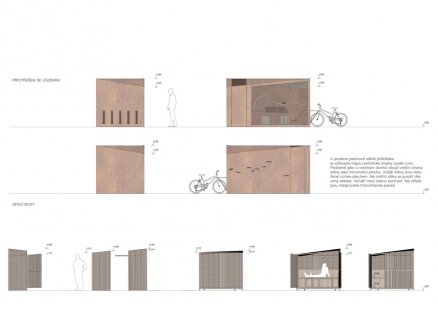 <VIII> Bohuslav Fuchs Award - awarded projects </VIII> - A cycle tourist’s shelter: Box in box - foto: Bc. Jana Chlupová