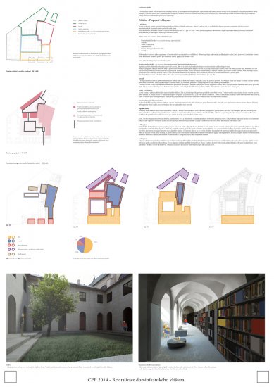 Revitalization of the Dominican Monastery in Cheb - competition results - 2. price – proposal no. 2 - foto: Michal Říha, Tadeáš Říha, Martin Špičák, Kateřina Frejlachová