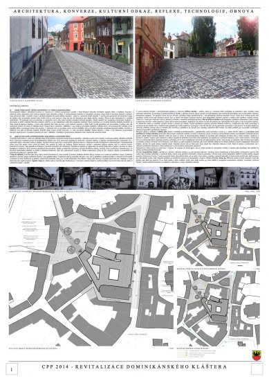 Revitalization of the Dominican Monastery in Cheb - competition results - 3rd price – proposal no. 15 - foto: Masák & Partner, s.r.o.