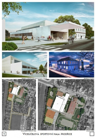 Multi-purpose sports hall Modřice - competition results - Reward - foto: A.D.N.S. PRODUCTION s.r.o. 