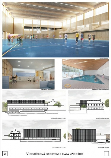 Multi-purpose sports hall Modřice - competition results - Reward - foto: A.D.N.S. PRODUCTION s.r.o. 