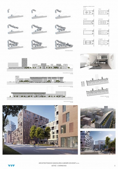 Cvernovka - results of the international architectural-urban competition - Proposal No. 4 - foto: Architektonická kancelária Ľubomír Závodný