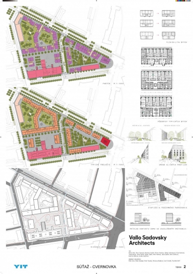 Cvernovka - results of the international architectural-urban competition - Proposal No. 6 - foto: Vallo Sadovsky Architects