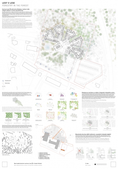 New Administrative Center of Czech Forests - Competition Results - 1. price - foto: CHYBIK + KRISTOF ASSOCIATED ARCHITECTS s. r. o. + K4 ARCHITECTS & ENGINEERS + Ing. Ivo Stolek