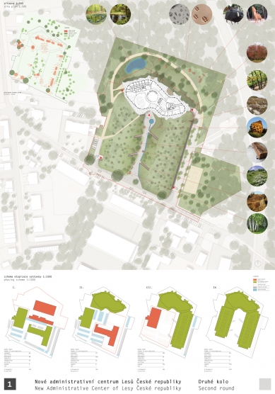 New Administrative Center of Czech Forests - Competition Results - 3rd prize - foto: DAM architekti s. r. o.