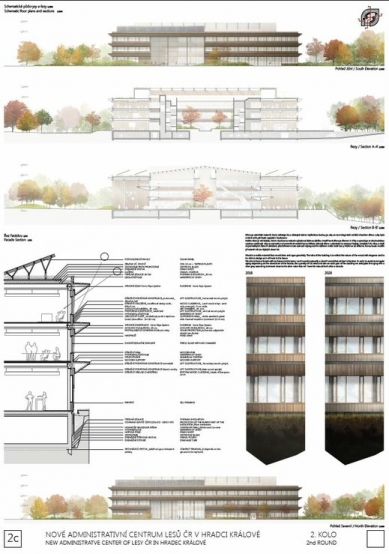 New Administrative Center of Czech Forests - Competition Results - Reward - foto: Atelier CMJN - AED project 