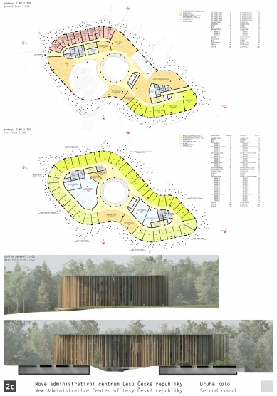 New Administrative Center of Czech Forests - Competition Results - 3rd price - foto: DAM architekti s. r. o.