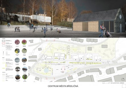 Center of Břidličná - competition results - 3rd prize - foto: H3T architekti