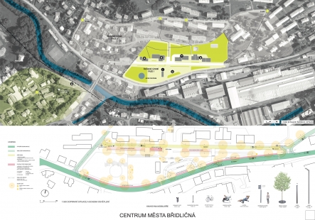 Center of Břidličná - competition results - 3rd prize - foto: H3T architekti