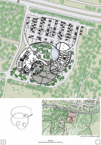 <div>Entrance area of the Botanical Garden of the Capital City of Prague - competition results</div> - 1. price - foto: Fránek architects