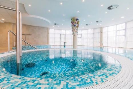 Utilization of mosaics in pools and wellness - City Baths Hodonín