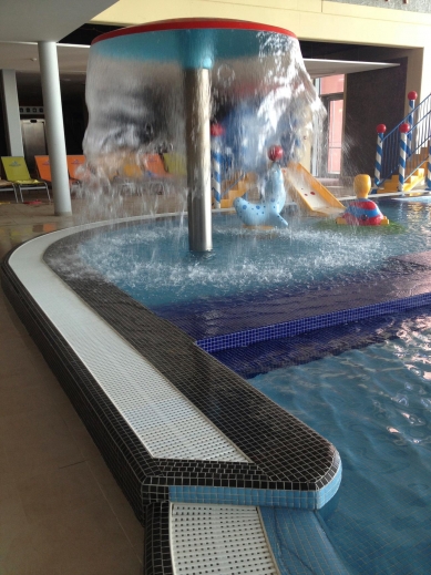 Utilization of mosaics in pools and wellness - Aqualand Moravia