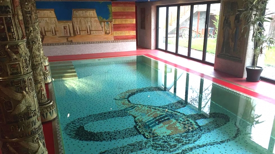 Utilization of mosaics in pools and wellness - Antique Baths in Pilsen