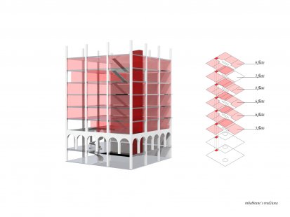 Superstudio 2018 - winning and awarded projects - 2nd place: Kumbál - foto: Vojtěch Marek, Petra Šebová (FA VUT, Brno)