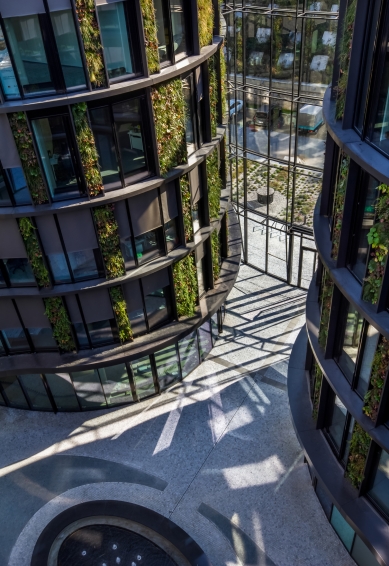 The largest vertical garden in Central Europe is the new, futuristic building AFI Karlín - foto: Kateřina Němcová | www.katerinanemcova.com