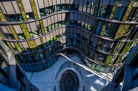 The largest vertical garden in Central Europe is the new, futuristic building AFI Karlín - foto: Kateřina Němcová | www.katerinanemcova.com