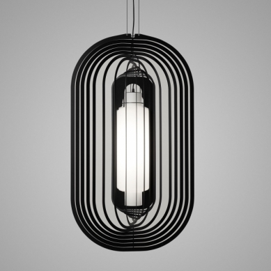 Delta Light introduced three collections of decorative lighting with delicate lines and glass