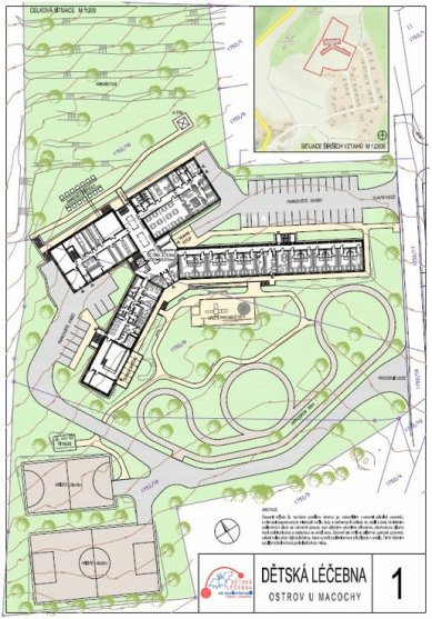 Children's treatment facility with speleotherapy in Ostrov near Macocha - competition results - Replacement