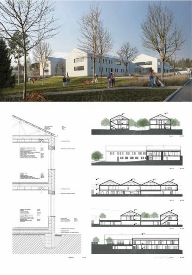 Children's treatment facility with speleotherapy in Ostrov near Macocha - competition results - 1. price