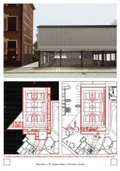 Gymnasium at ZŠ Václava Hejny in Červený Kostelec - results - 4th place - foto: žalský architekti