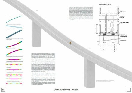 Lávka Holešovice - Karlín - competition results - 1st place - foto: Ing.arch. Marek Blank, Ingarch. MgA. Petr Tej, Ph.D. 